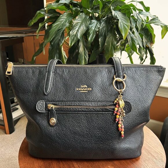 Beaded Bag Charm Gold Tone - Picture 3 of 8